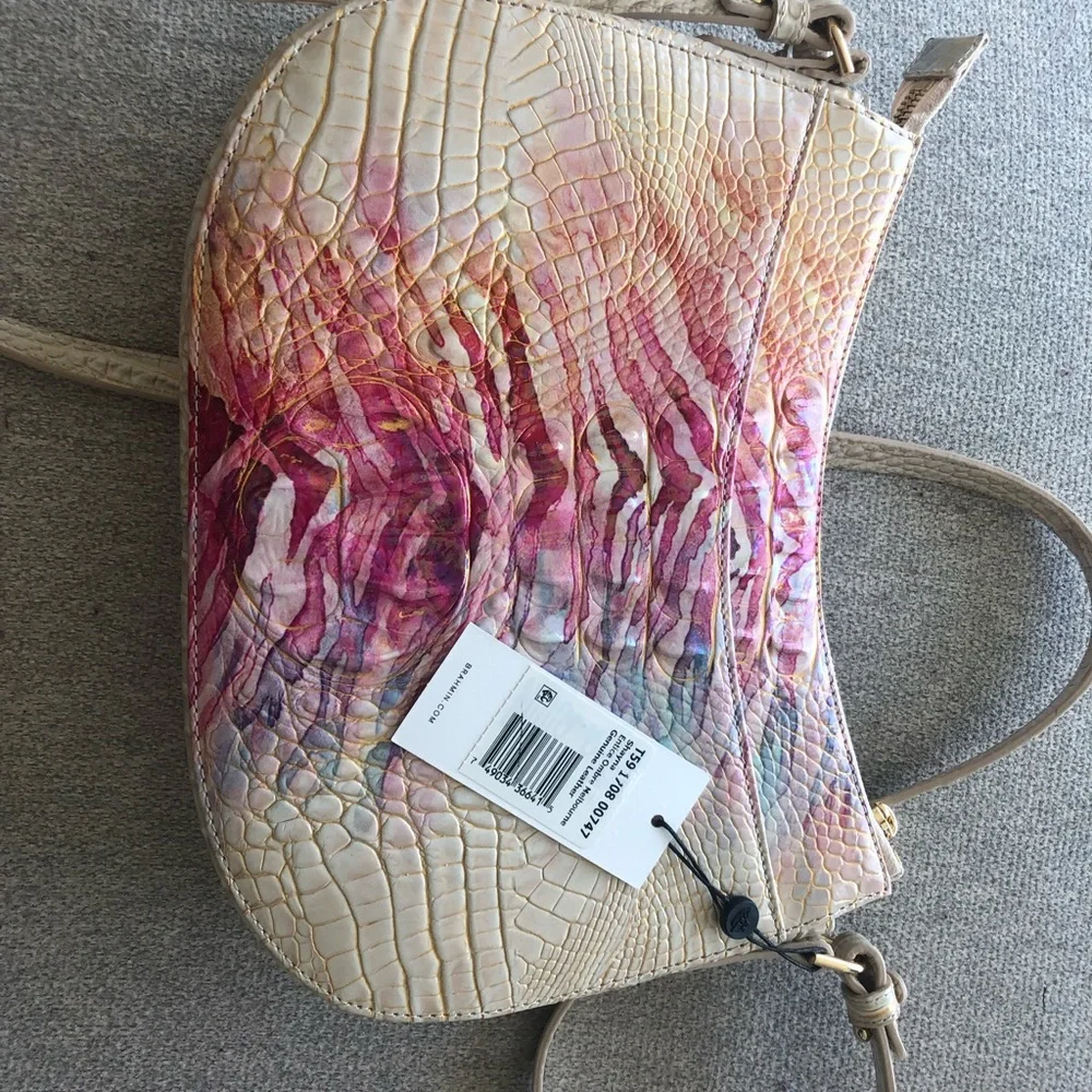 Brahmin leather purse crossover - Picture 1 of 3